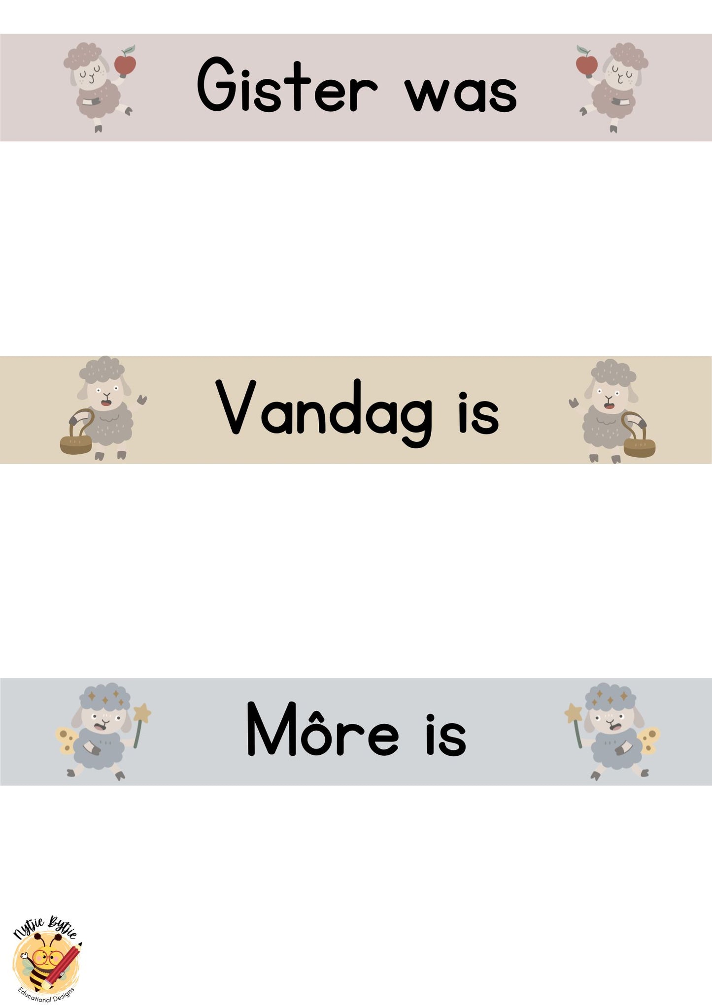 Plakkaat - Gister, Vandag, More