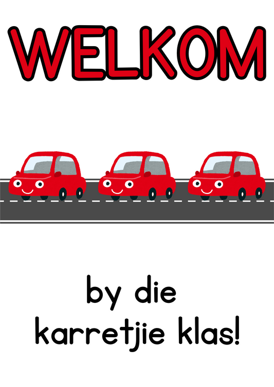 Plakkaat - Welkom (Generies)