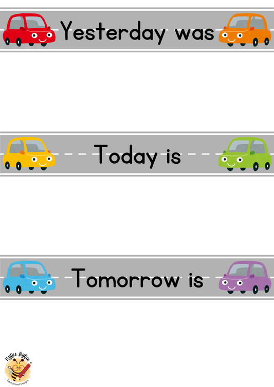 Poster - Yesterday, Today, Tomorrow - Car Theme