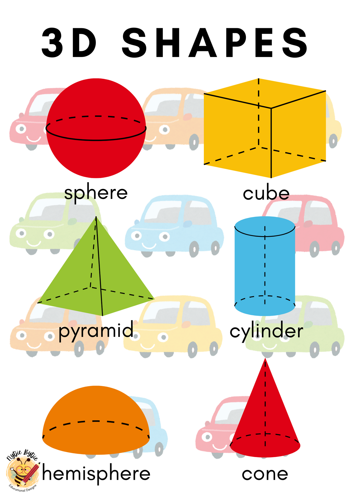 Poster - 3D Shapes