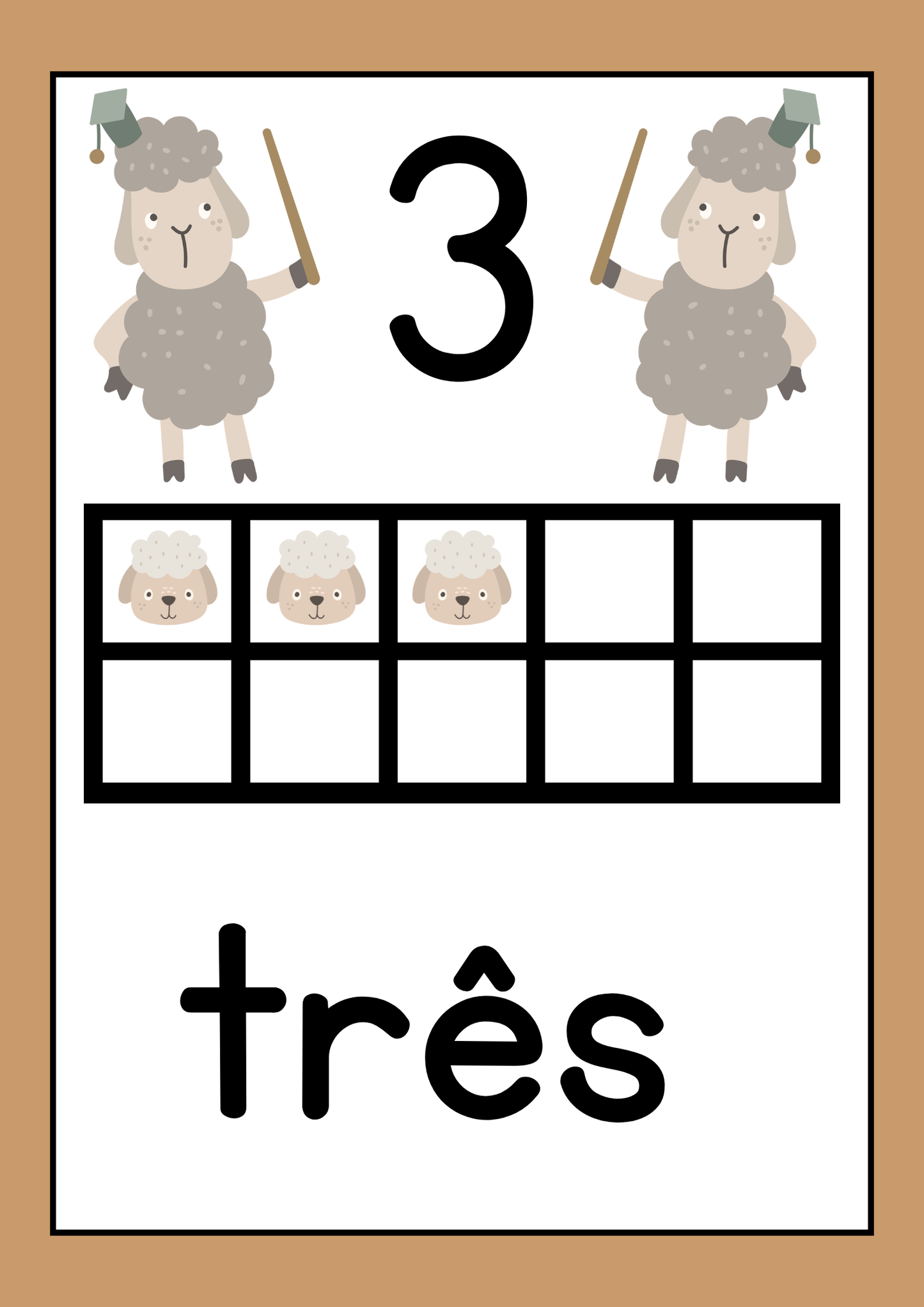 Cartaz - Números (10 Quadros)