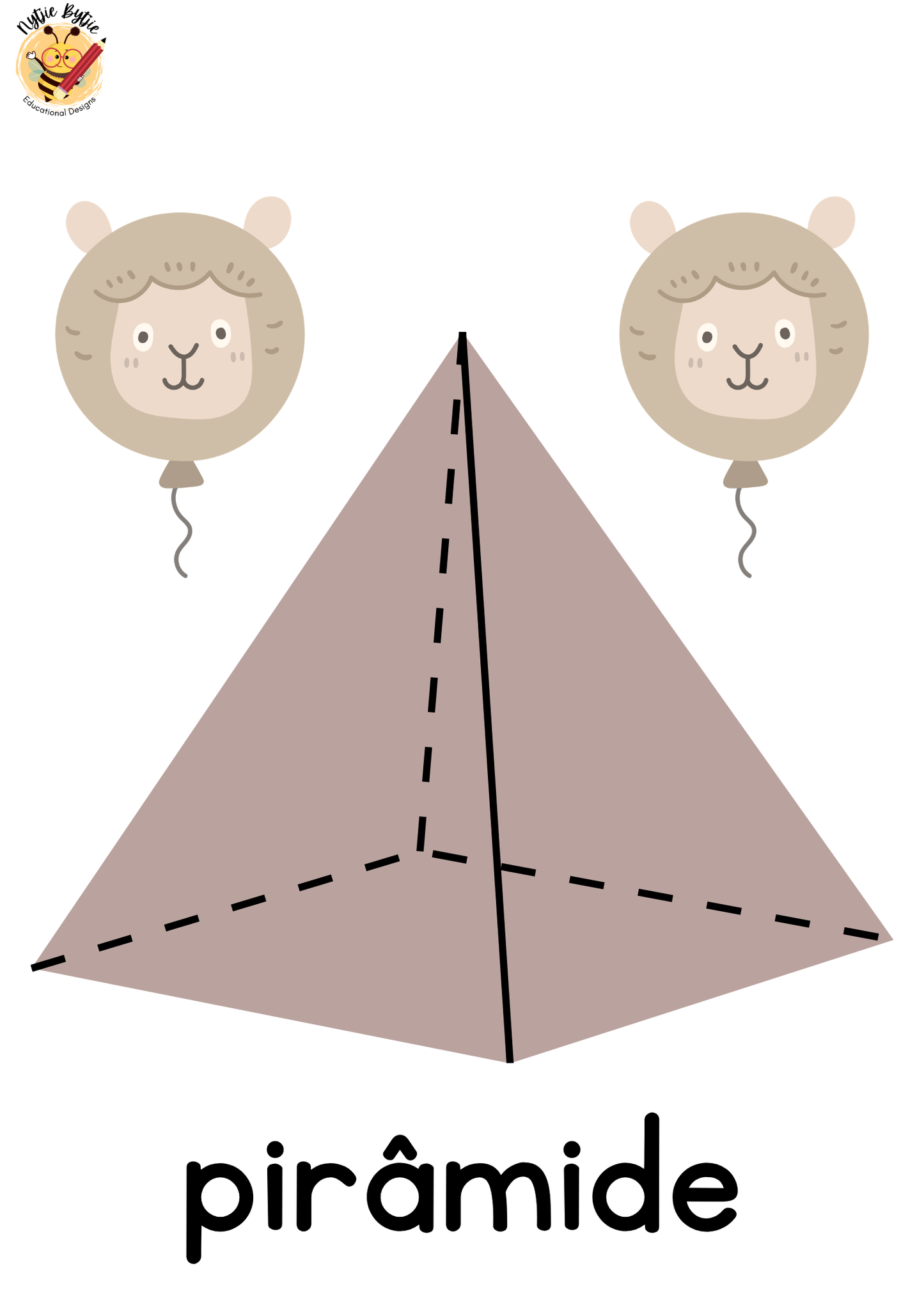 Cartaz - Formas 3D Individuais