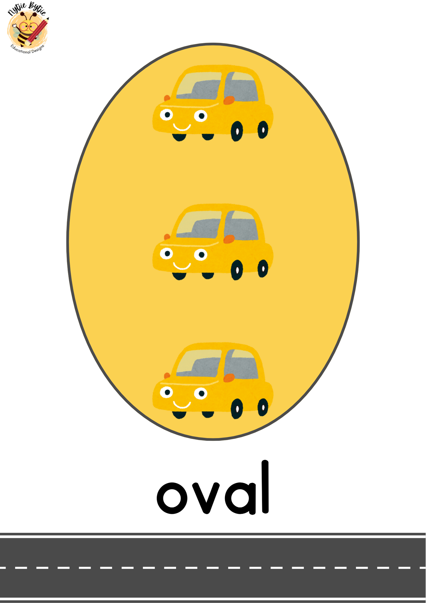 Cartaz - Formas 2D Individuais - Carros