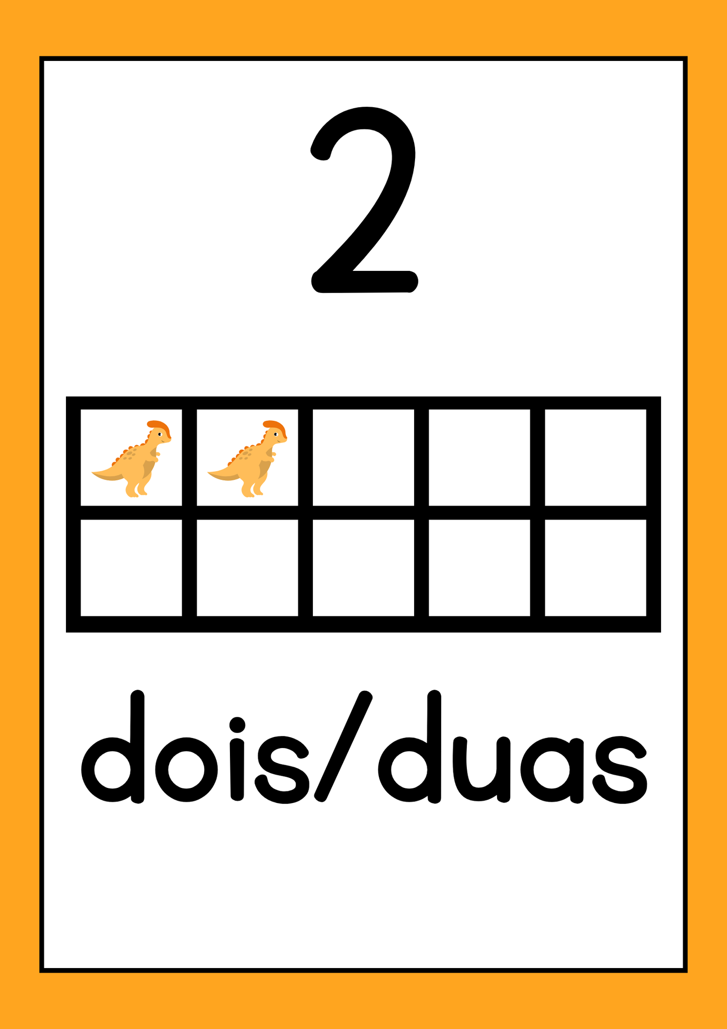 Cartaz - Números (10 Quadros)