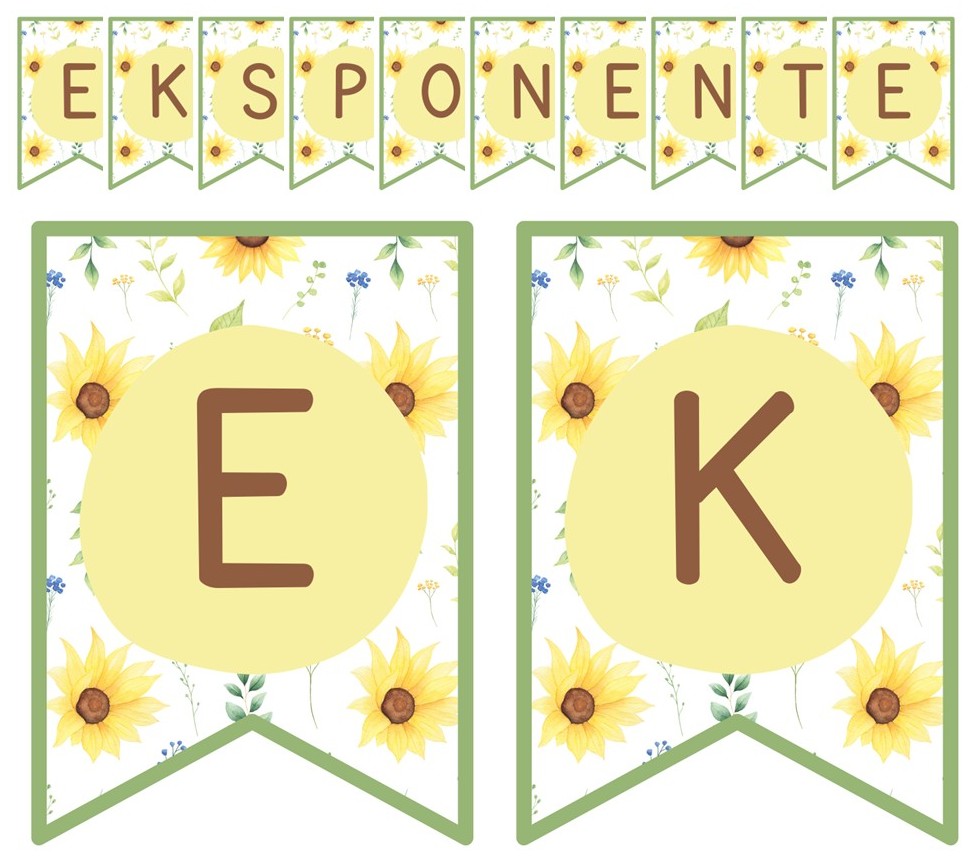 Plakkate - Eksponente - Sonneblom Tema