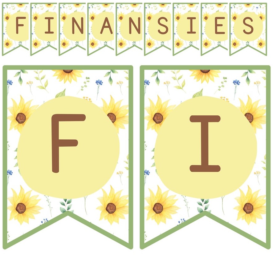 Plakkate - Finansies - Sonneblom Tema