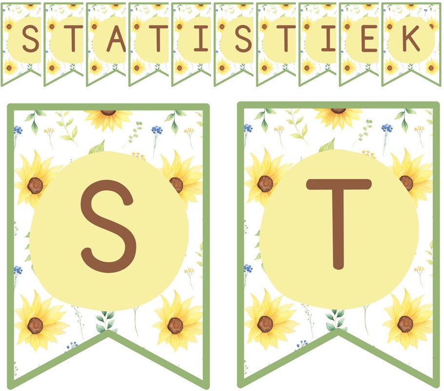 Plakkate - Statistiek - Sonneblom Tema