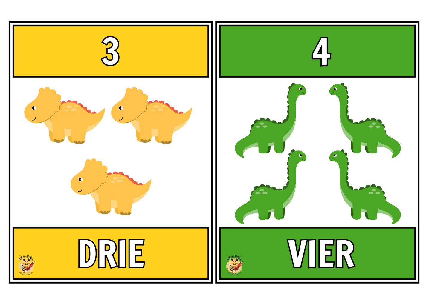 Flitskaarte - Syfers (1-10)