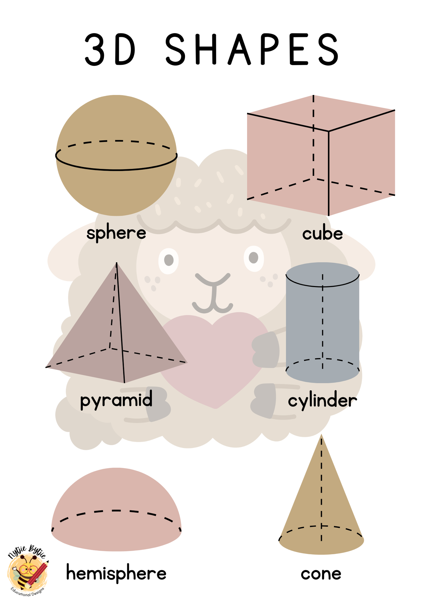Poster - 3D Shapes