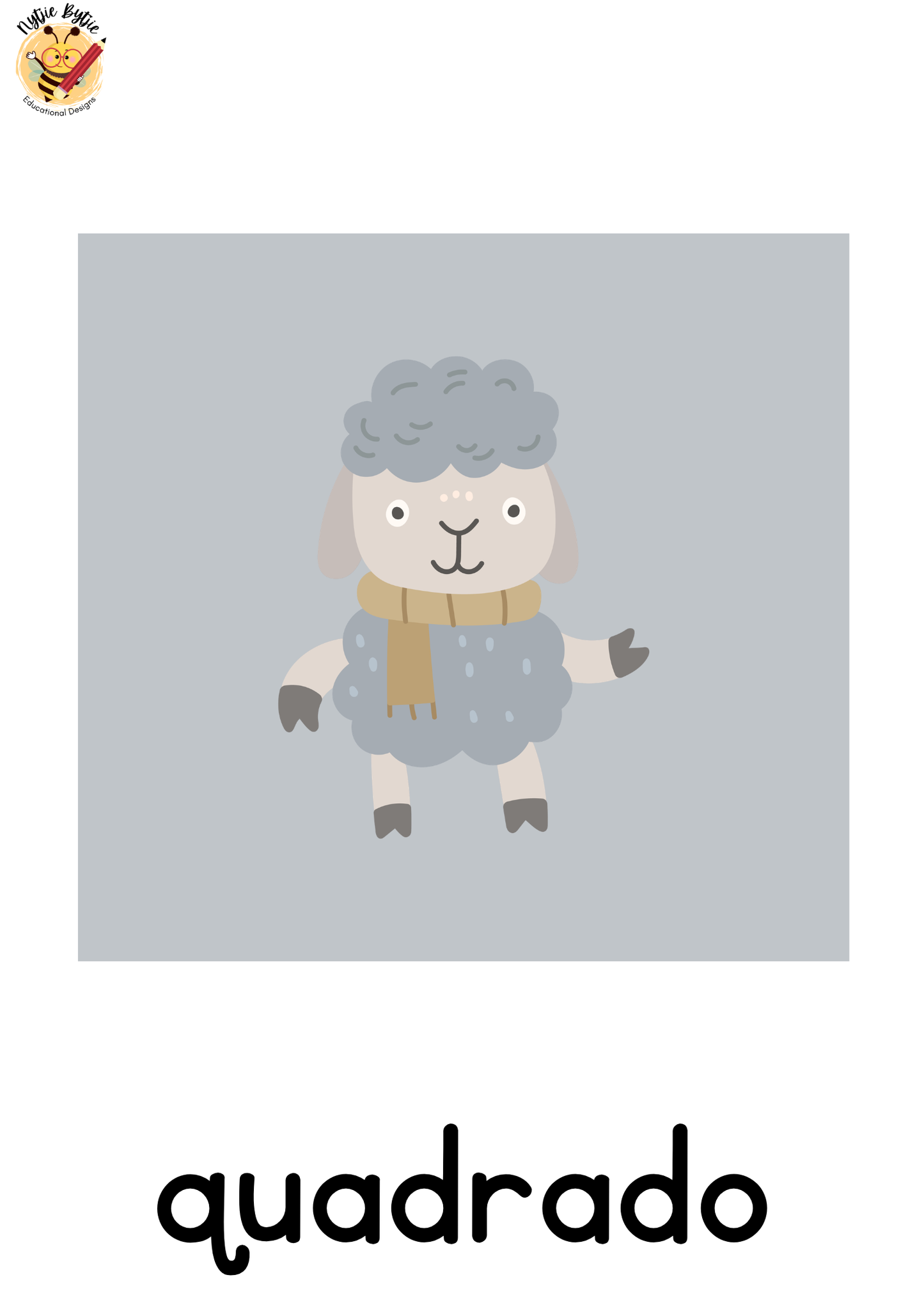 Cartaz - Formas 2D Individuais