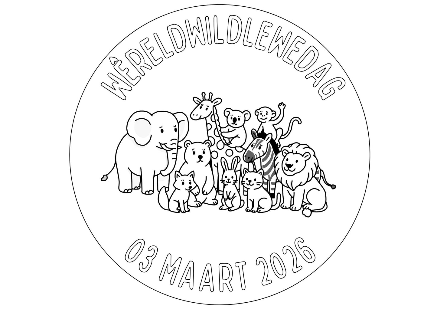 FREEBIE - Wêreldwildlewedag
