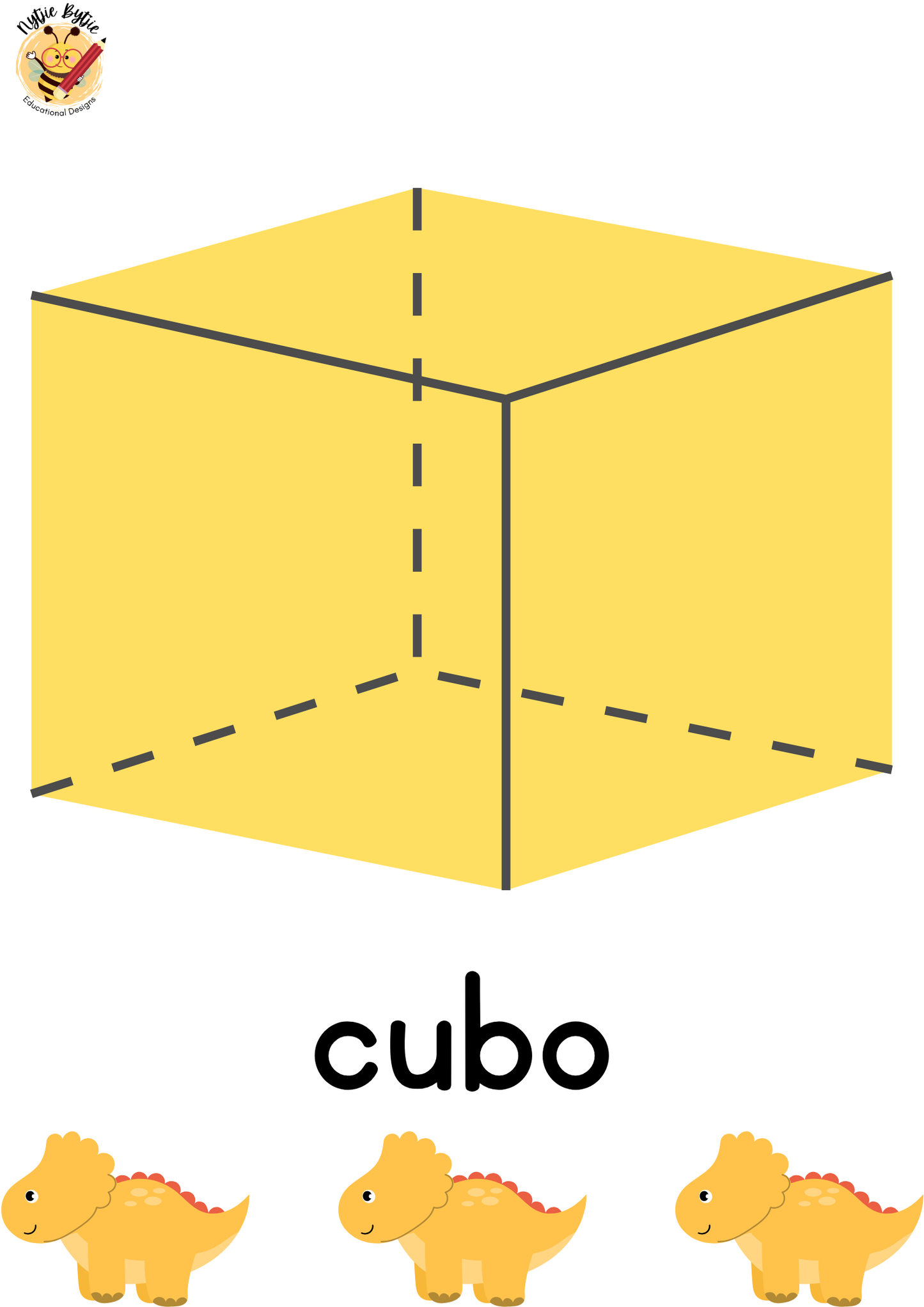 Cartaz - Formas 3D Individuais