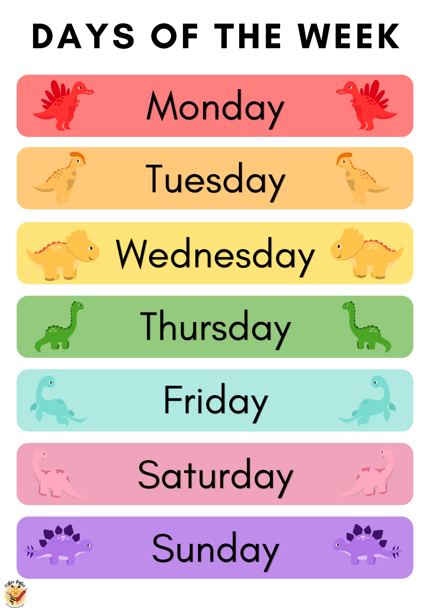 Poster - Days of the Week