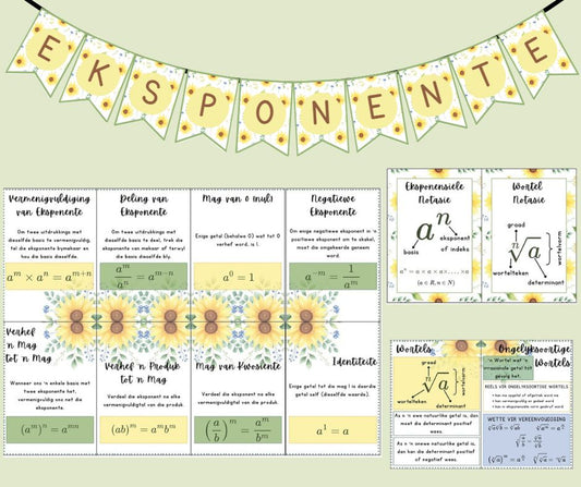 Plakkate - Eksponente - Sonneblom Tema
