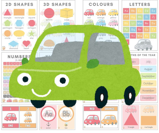Complete Classroom Theme - Decor and Resources - Car Theme