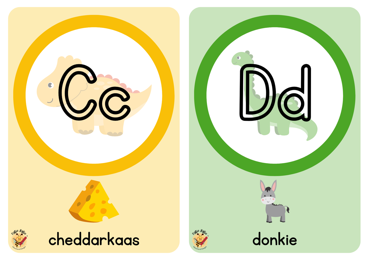 Flitskaarte - Alfabet