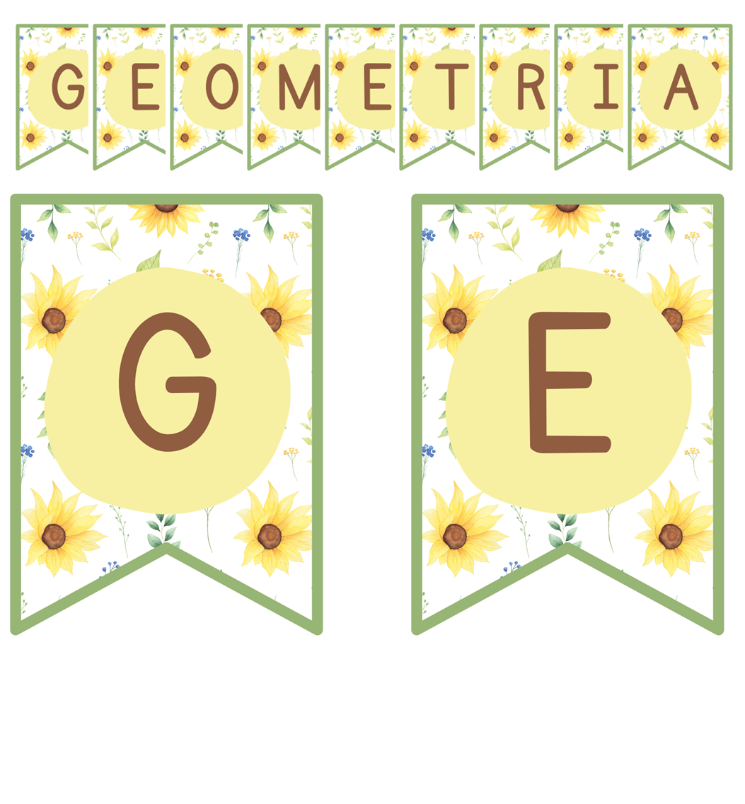 Bandeiras - Rubrica Geometria - Flores de Sol