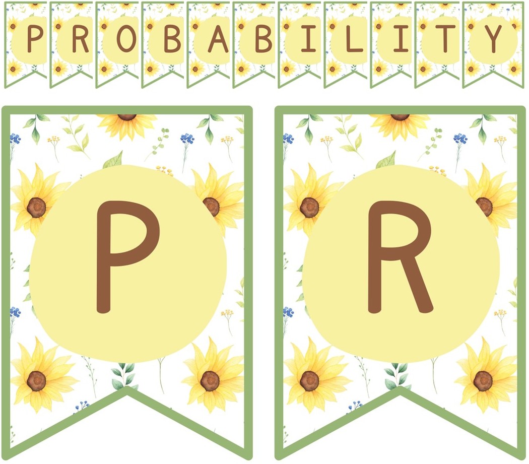 Posters - Probability - Sunflower Theme