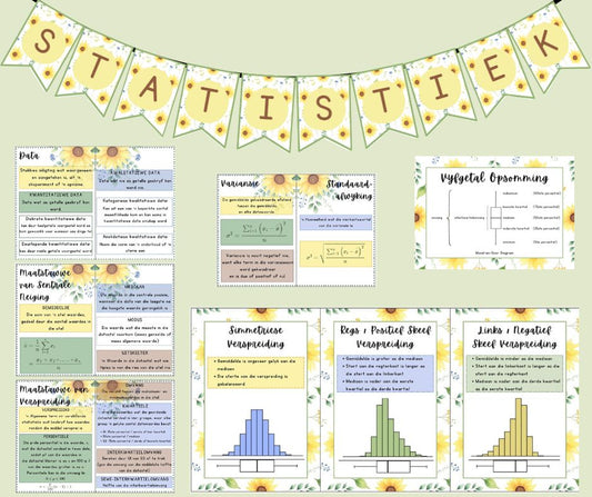 Plakkate - Statistiek - Sonneblom Tema