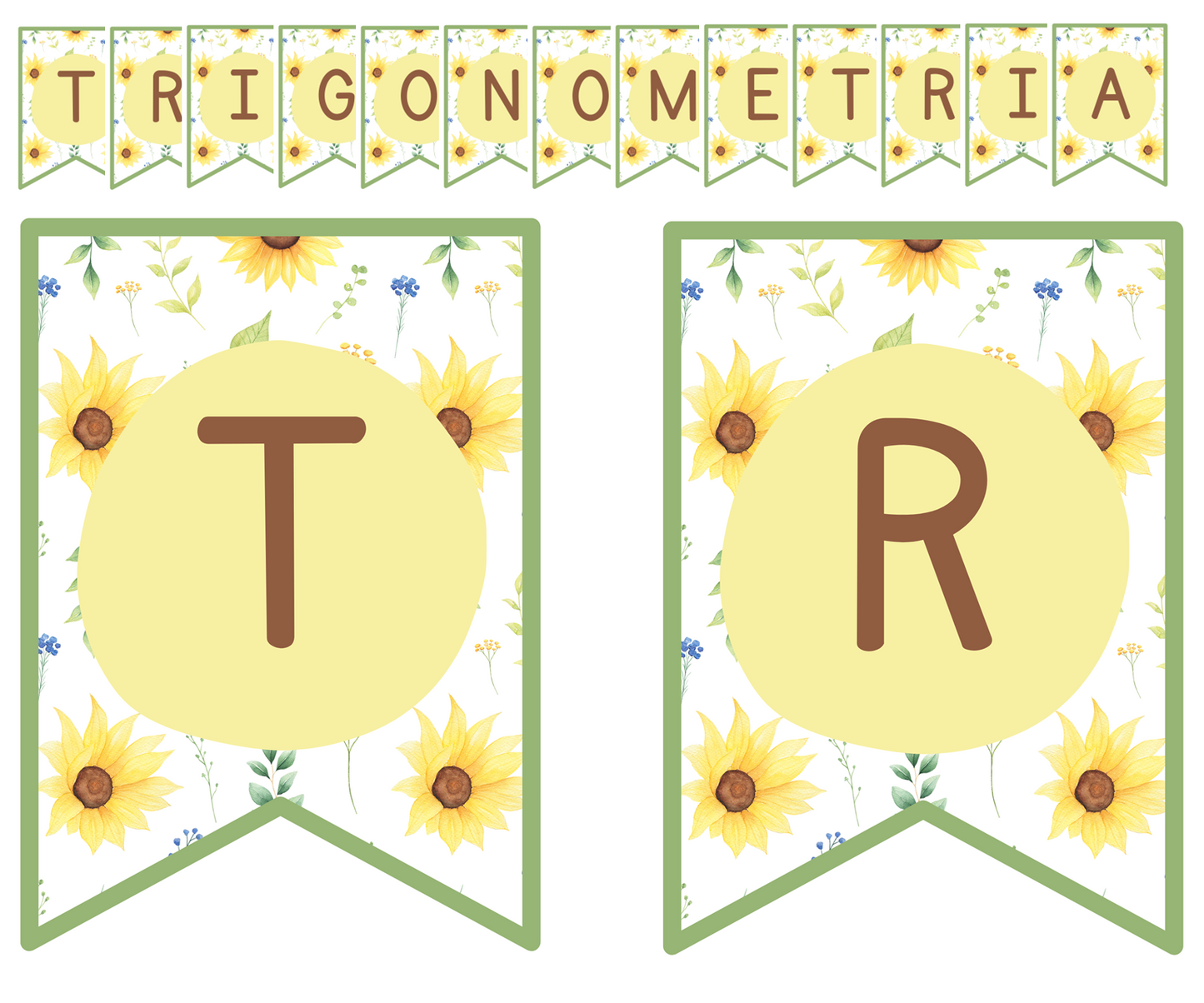 Bandeiras - Rubricas Matemática - Flores de Sol